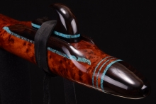 Redwood Burl Native American Flute, Minor, Low D-3, #G27E